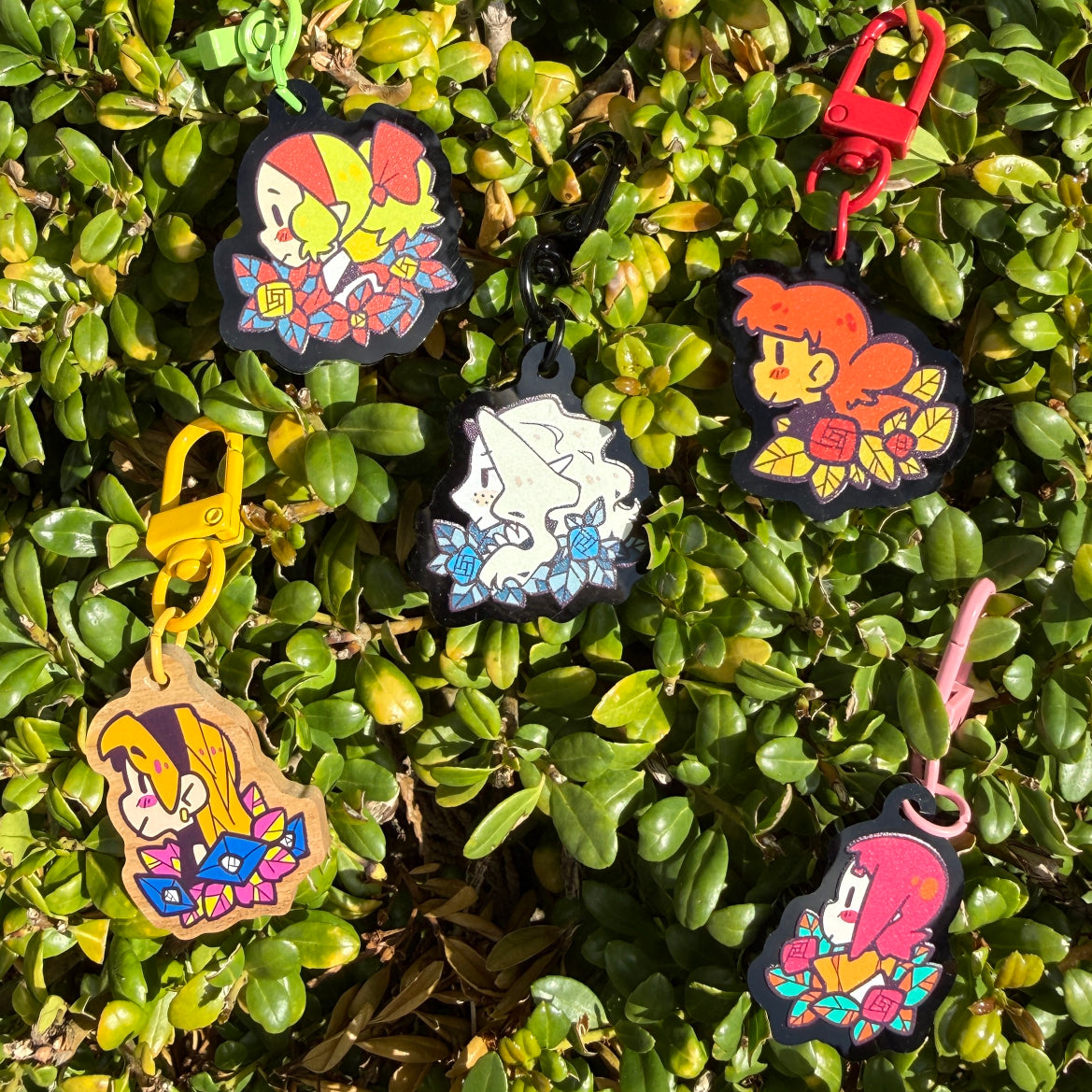 Character keychains