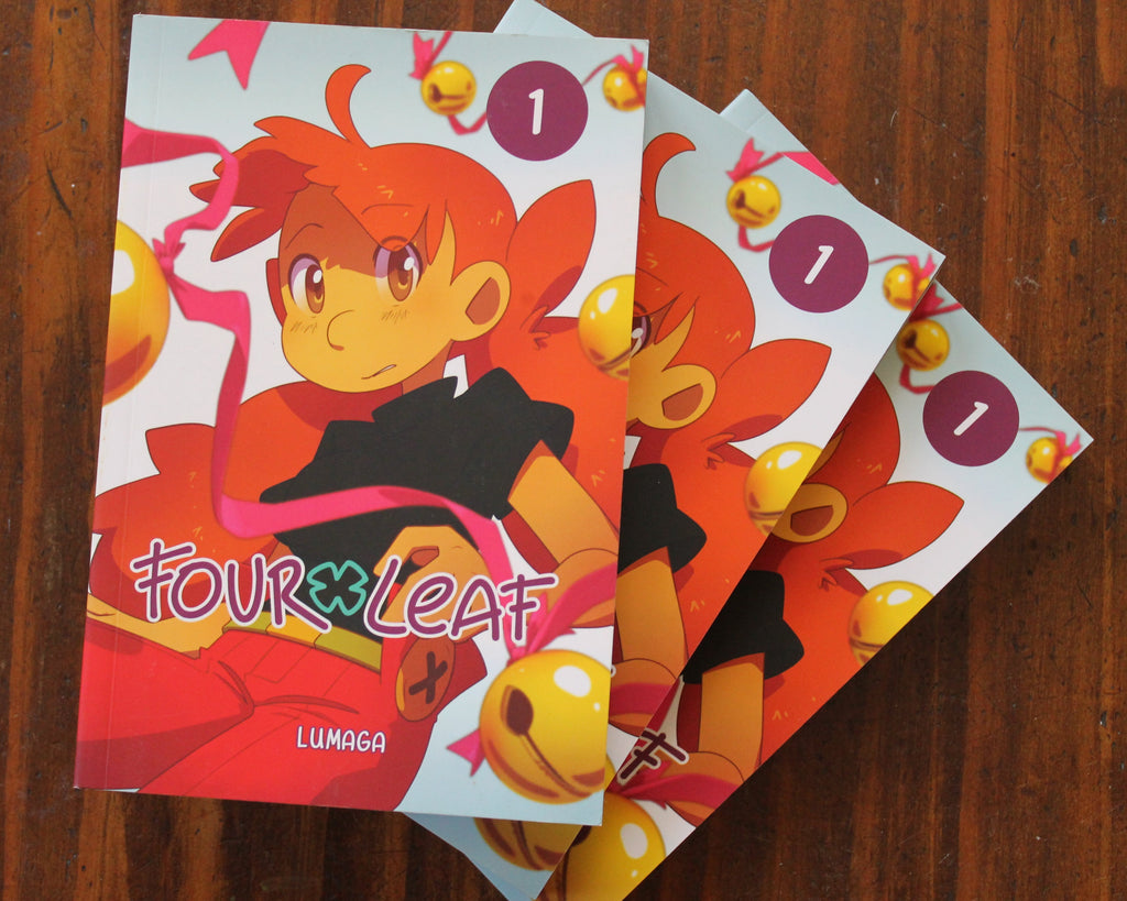 Four Leaf: Book 1 - Paperback + Pin + Stickers